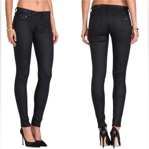rag & bone Denim - Rag & Bone Shoreditch Legging Black Skinny Jeans. Size 24